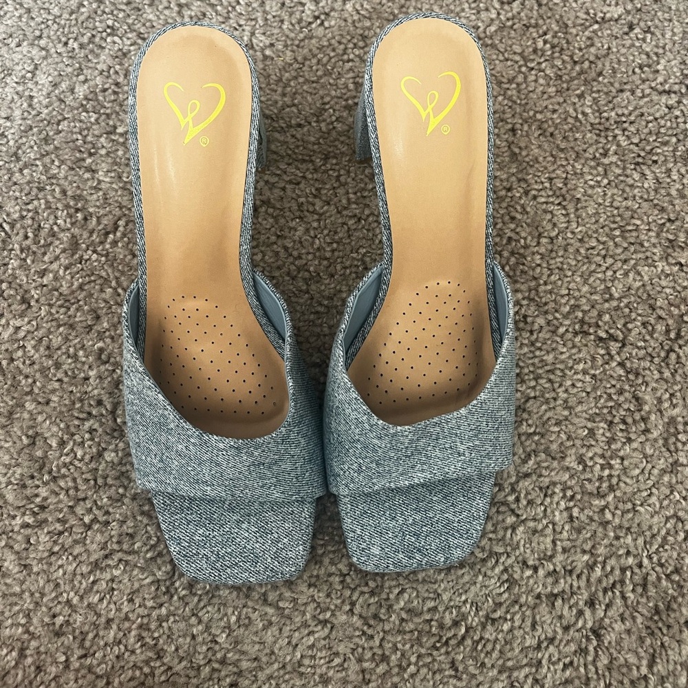 denim Women's Heels size 8